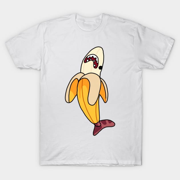 banana shark T-Shirt by cmxcrunch